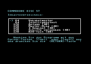 Screenshot Commodore Disc