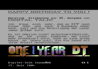 Screenshot Ausgabe 008 – Juli 1994