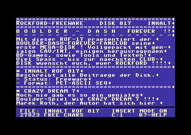 Screenshot Ausgabe 17 – Juni 1994