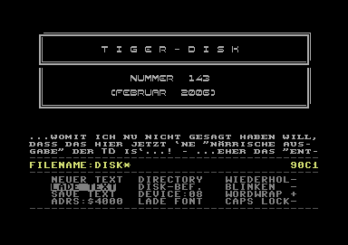 Screenshot Ausgabe 143 – Februar 2006